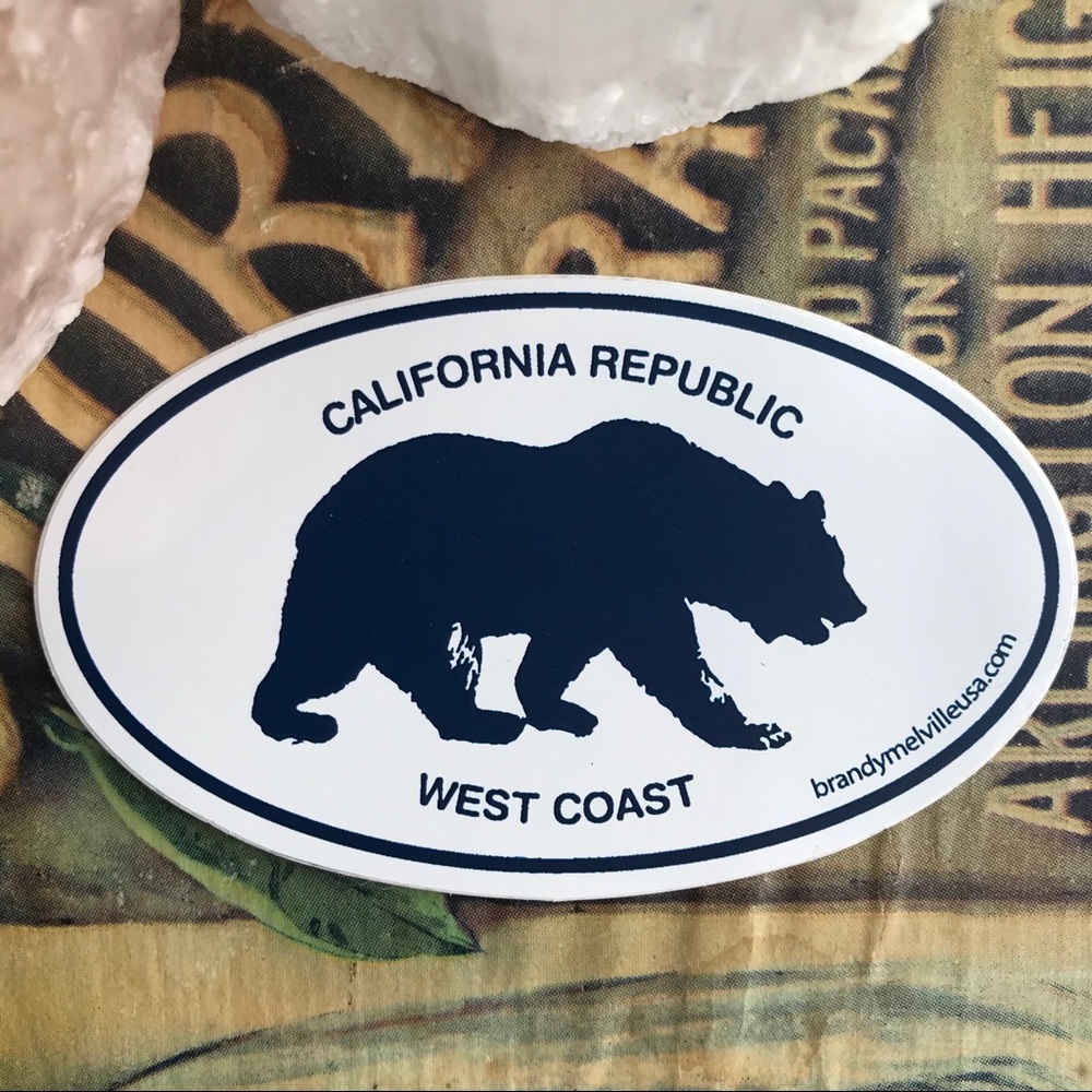 California Republic Bear Sticker